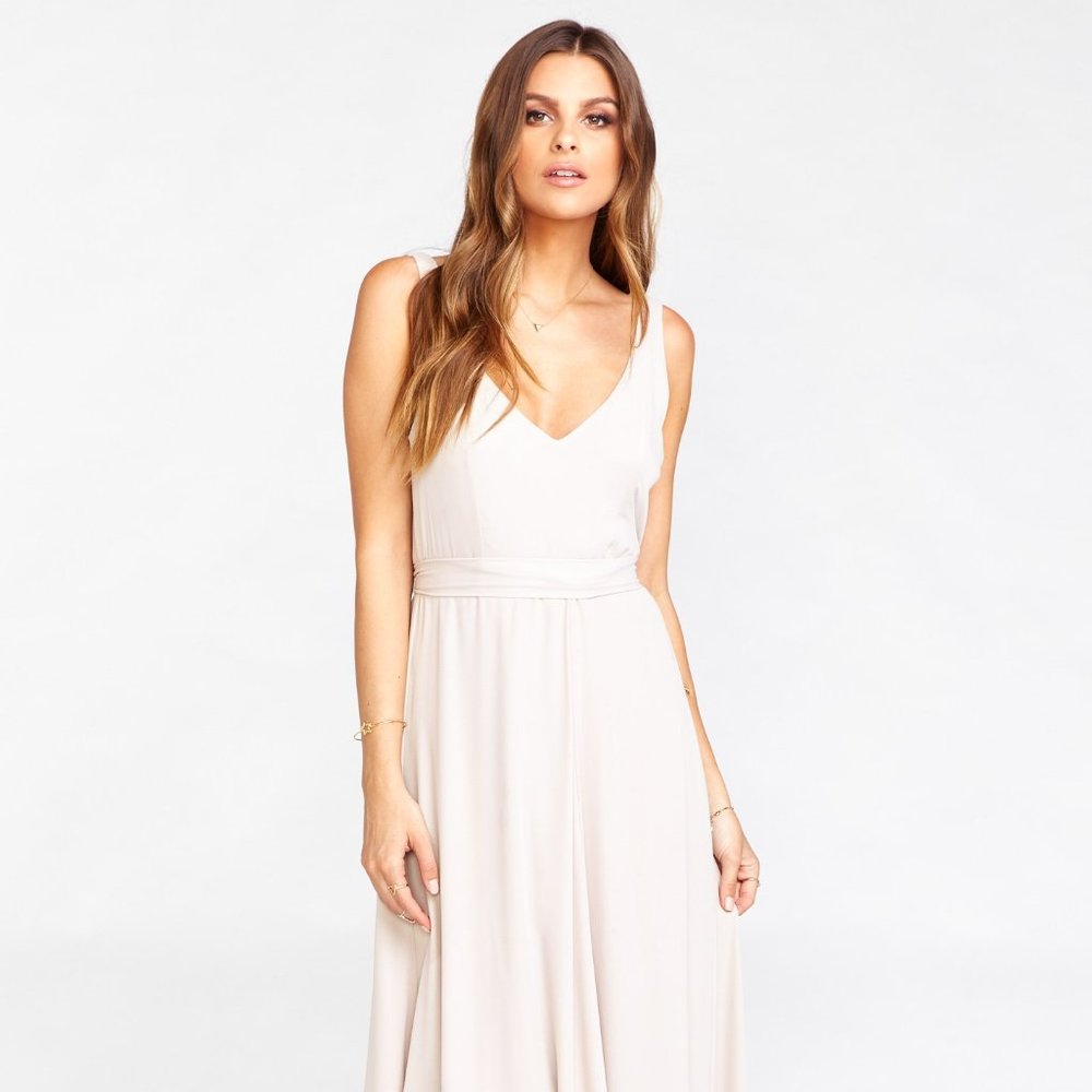 Jenn Maxi Dress (Show Me The Ring Crisp)